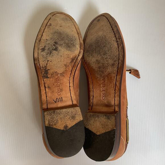 Vintage Cole Haan Brown Leather Loafers Moc Toe Women’s Size 9 Classic - Picture 7 of 7